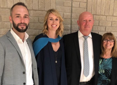 Rachel Keane with family