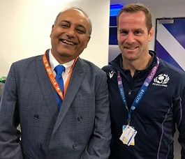 Dev and Chris Paterson