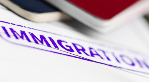 Immigration paperwork image