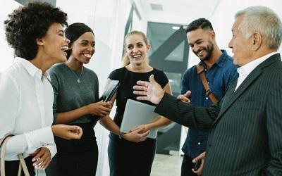 Image of people networking