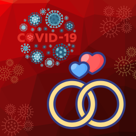 picture representing marriage and covid-19