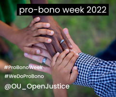 image promoting pro-bono week