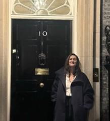 Rebekah Zammett at No 10 Downing Street