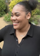  picture of Sade Quintyne smiling 